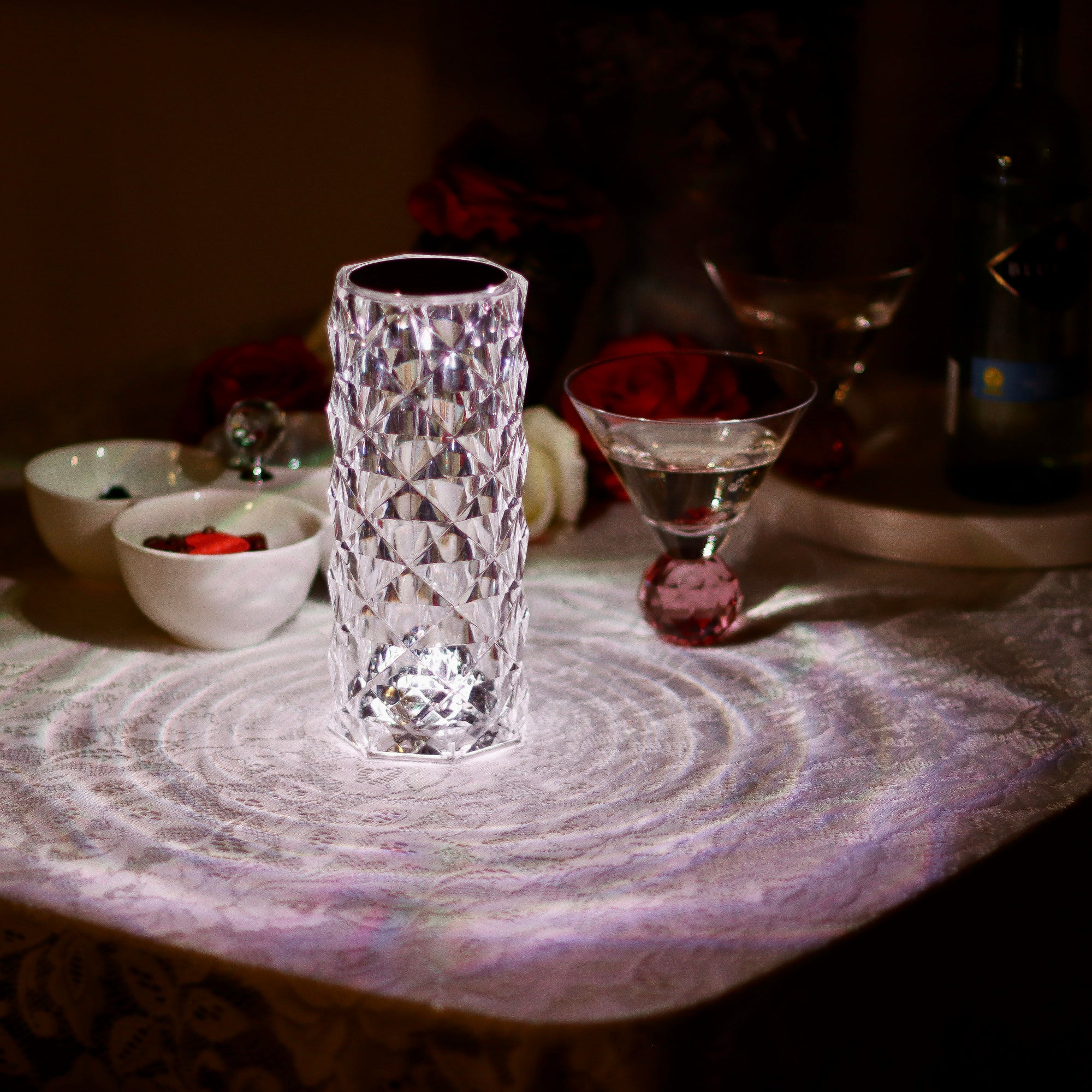 CrystalGlow™ LED Crystal Lamp